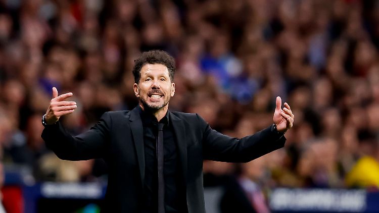 Sein Team gewann mit 2:1: Atletico-Trainer Diego Simeone.
