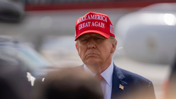 Trump auf Wahlkampftour in Atlanta.