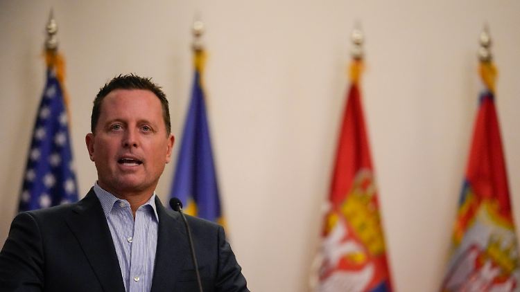 "Die Deutschen haben das Monster gefüttert": Grenell im Oktober zu Besuch in Belgrad.