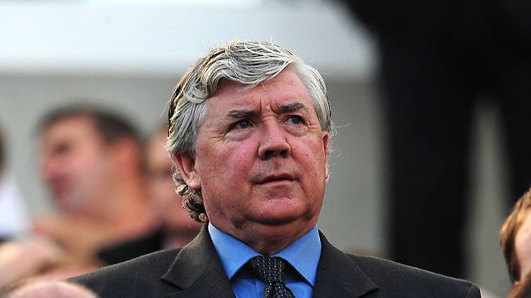 Joe Kinnear im Jahr 2008 als Manager von Newcastle United.