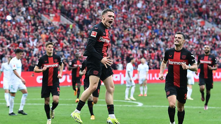 Florian Wirtz traf dreifach gegen Werder Bremen.