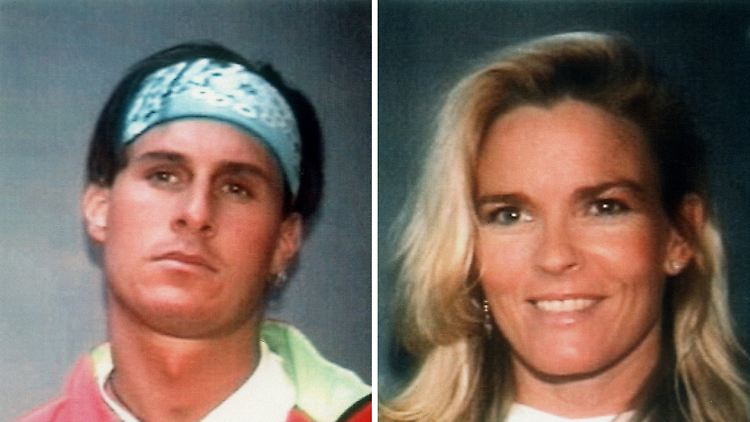 Archivbilder zeigen die ermordete Frau des amerikanischen Ex-Footballstars O. J. Simpson, Nicole Brown, und deren ebenfalls getöteten Freund Ronald Goldman.