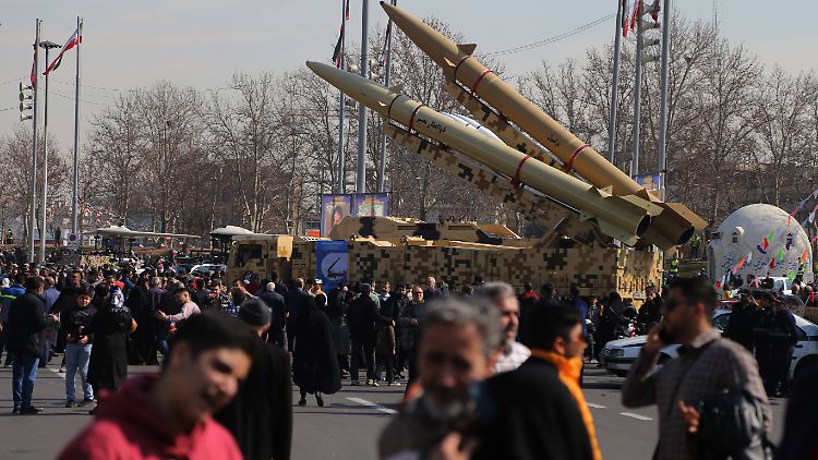 Tausende Raketen soll der Iran im Arsenal haben.