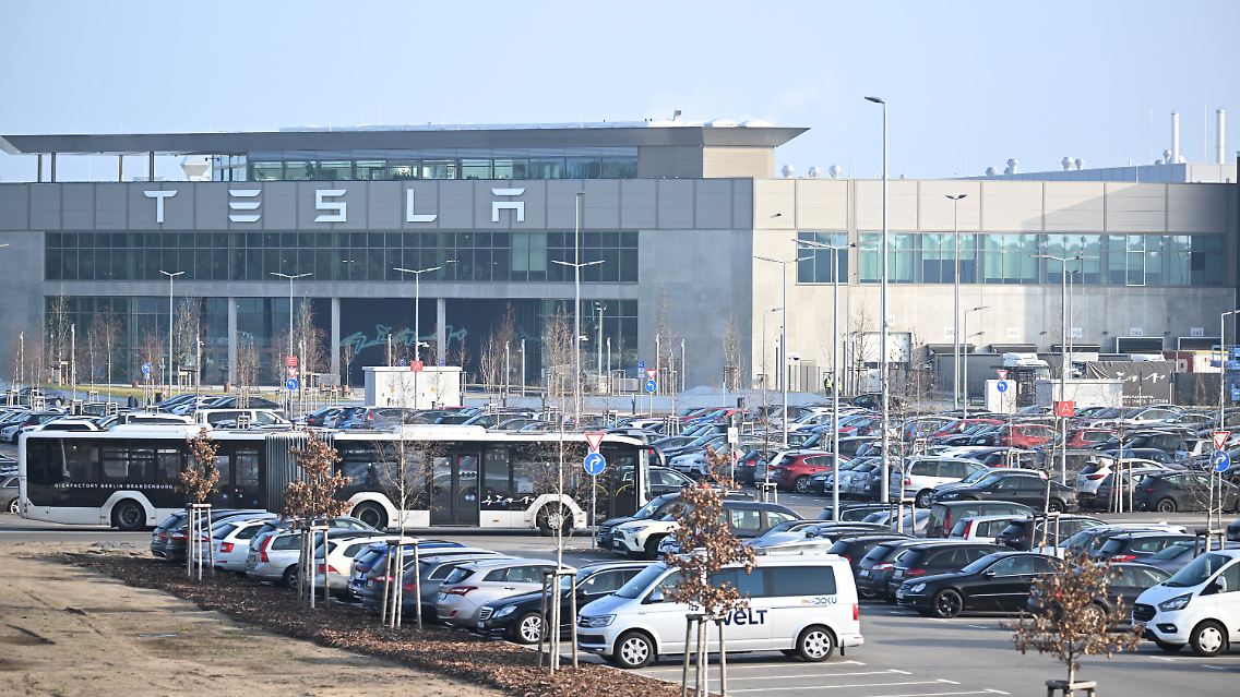 Tesla-Werk in Grünheide bei Berlin.