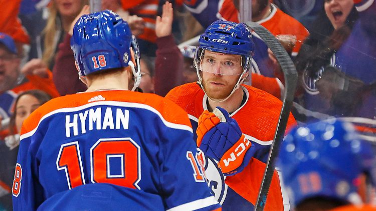 Conor McDavid legte das 9:1 durch Zach Hyman auf.