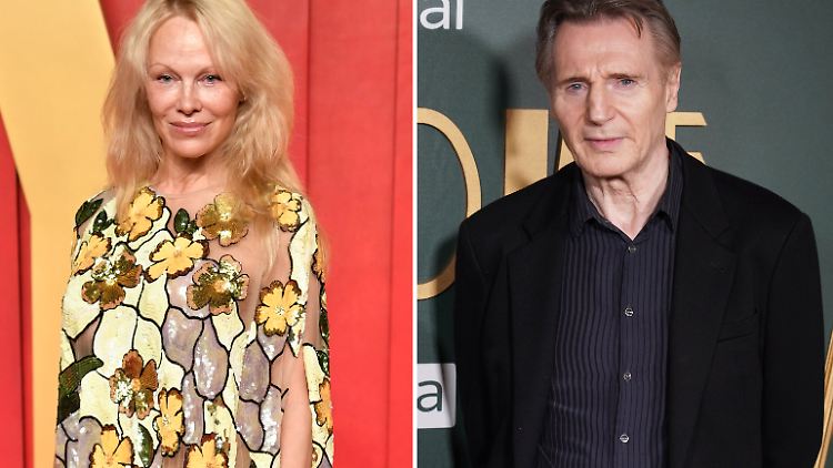Pamela Anderson und Liam Neeson wollen Kinofans zum Lachen bringen.