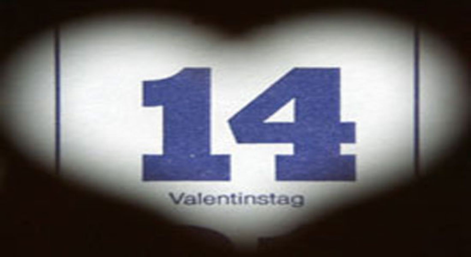 Am 14. Februar ist Valentinstag!