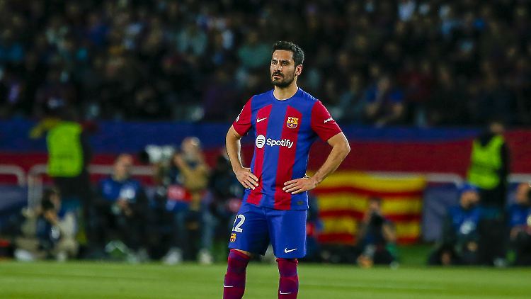 Ilkay Gündogan ärgert sich.