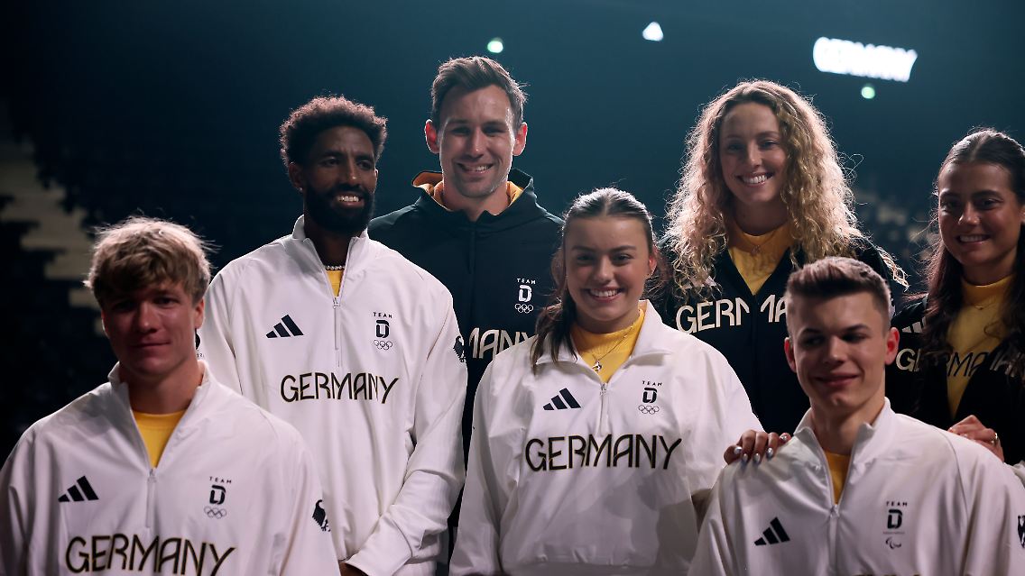 So sieht sie aus, die Kollektion der deutschen Olympioniken.