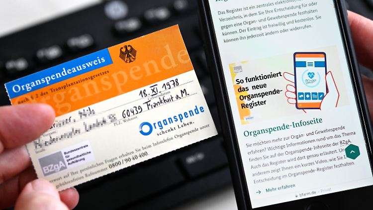 Das Register für Organspenden ist seit einem Monat online. 