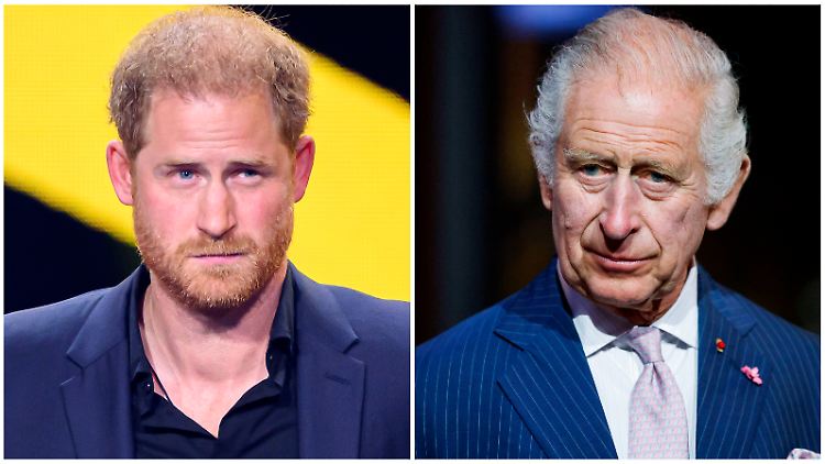 Lebt in den USA, könnte Papa Charles aber theoretisch vertreten: Prinz Harry (l.).