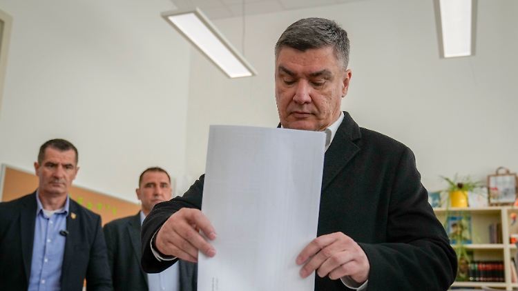Kroatiens Präsident Zoran Milanović ließ sich spontan zur Wahl des Premierministers aufstellen.