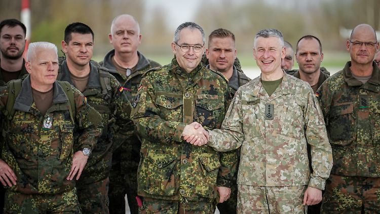 Erst rund 20 Bundeswehrsoldaten sind in Litauen, Tausende weitere sollen folgen. 