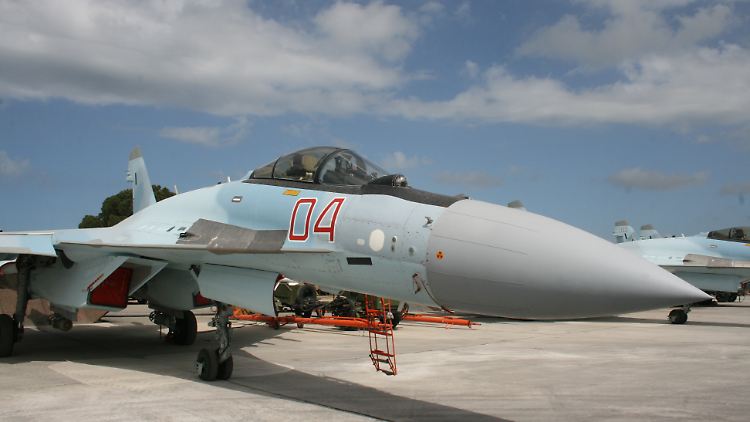 Um soll es gehen: russische Kampfjets vom Typ Suchoi SU-35.