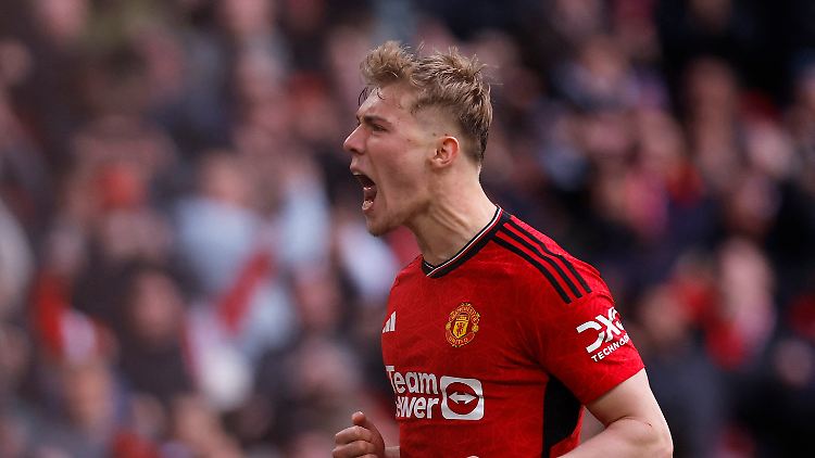 Die Fußballer von Manchester United wissen wohl selbst nicht, wie sie das Finale erreicht haben.