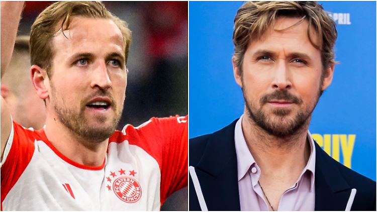 Wer ist hier wer? Harry Kane und Ryan Gosling