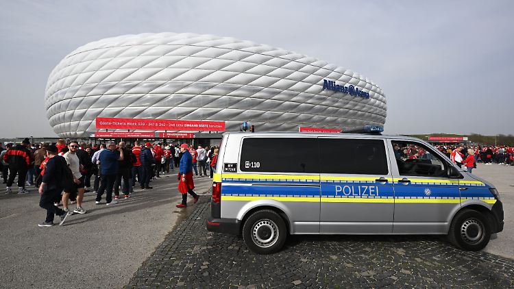 Die Polizei wird auch am EM-Standort in München präsent sein.