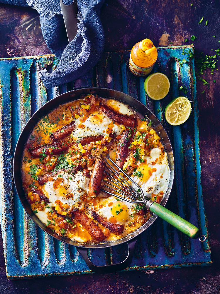 So ein "Hangoverbreakfast & Salsa Mexicana" vertreibt garantiert jeden Kater.
