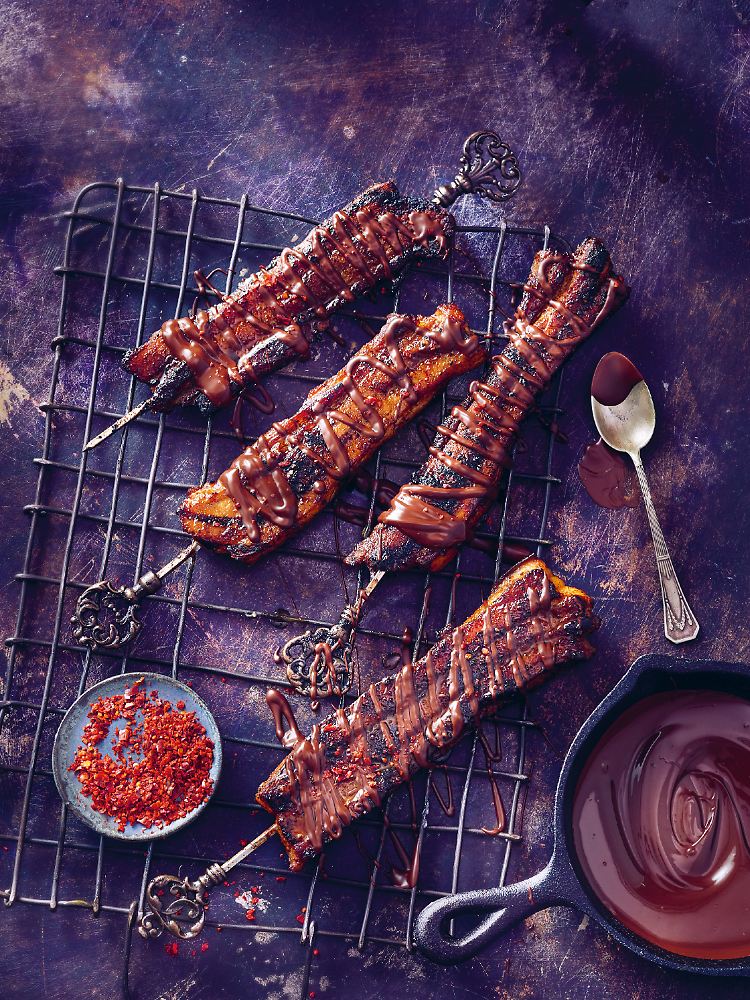 Die süß-salzigen Bacon Sticks scheinen direkt von den Foodtrucks der "State Fair of Texas" zu stammen.