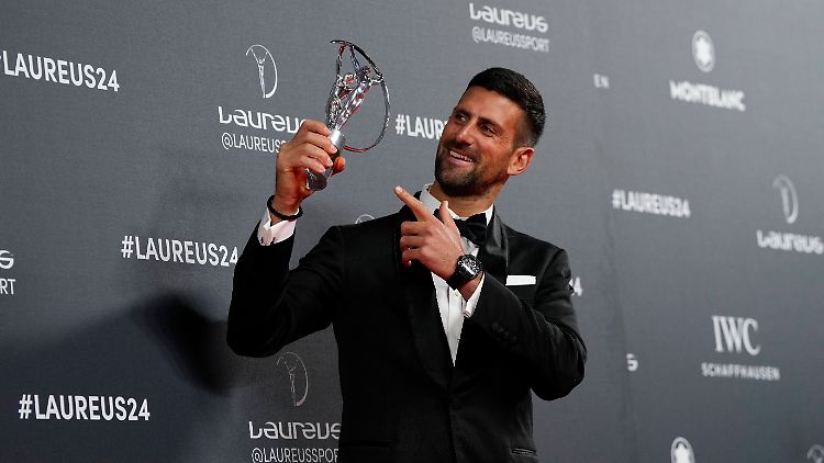 Novak Djokovic gewann seinen fünften Laureus World Sportsman of the Year Award.