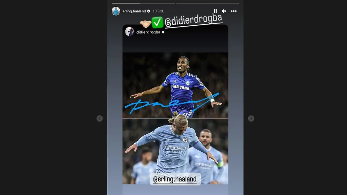 Haaland-Drogba