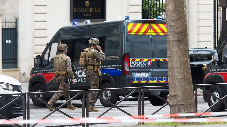 Sicherheitskräfte in Paris - hier bei einem Einsatz vor wenigen Tagen.