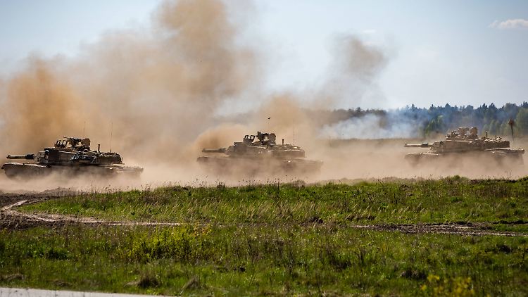 Zurück ins Depot: Das ukrainische Militär will seine wichtigen Abrams-Panzer aufsparen. 