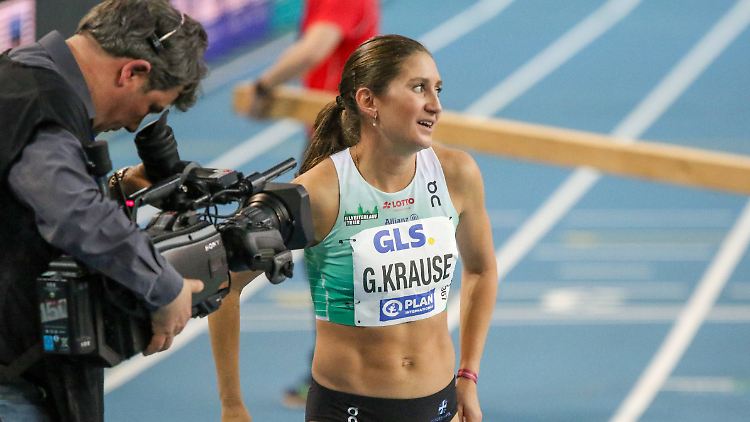 Bei der Hallen-DM im Februar gewann Krause die Titel über 1500 und 3000 Meter.