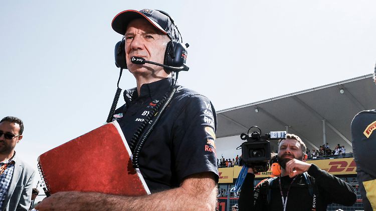 Newey beim Großen Preis von Japan Anfang April.