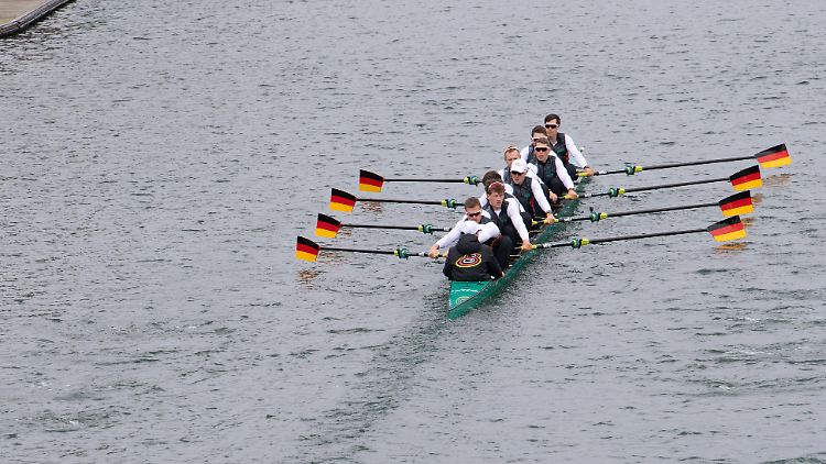 Der Deutschland-Achter gewann EM-Silber.