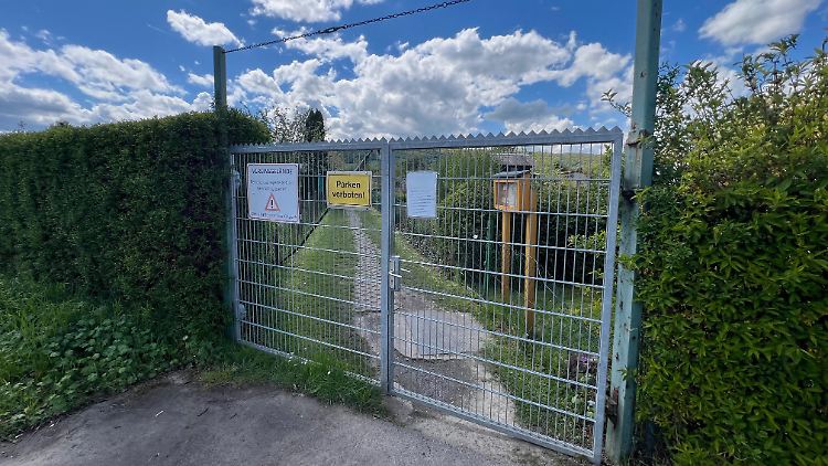 Der Vorfall ereignete sich in dieser Kleingartenanlage in Bad Frankenhausen.