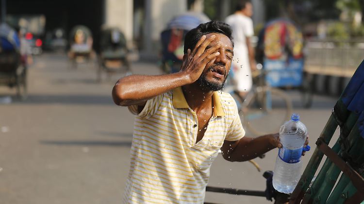 Auch in Bangladesch könnte in den kommenden Tagen die 40-Grad-Marke überschritten werden.