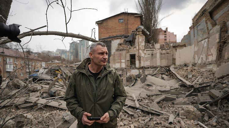 Kiews Bürgermeister Vitali Klitschko fordert mehr Unterstützung bei der Luftabwehr.