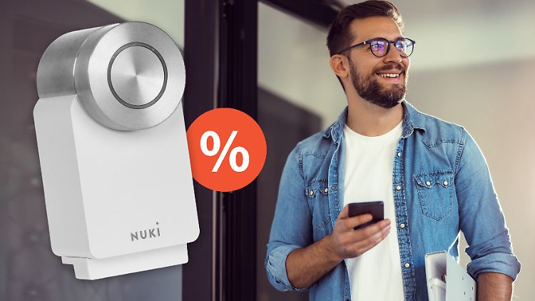 Mit einem smarten Türschloss gehört der klobige Schlüsselbund der Vergangenheit an. Bei Ebay gibt es das Nuki Smart Lock 3.0 Pro gerade so günstig wie noch nie.