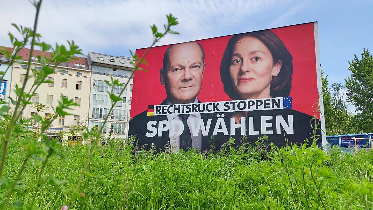 "Mit uns wird es keine Koalition mit Rechtsaußen geben", verspricht SPD-Spitzenkandidatin Barley.