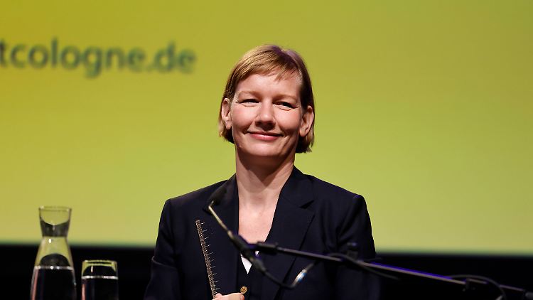 Sandra Hüller bei der Litcologne Mitte März. 