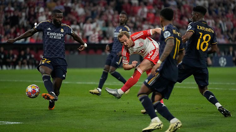 Harry Kane kam gegen Antonio Rüdiger & Co. nur selten zum Abschluss.