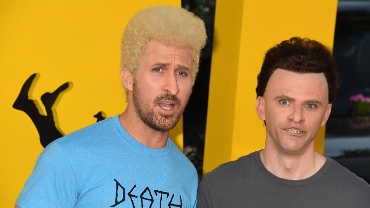 Ryan Gosling und Mikey Day alias Beavis und Butt-Head.