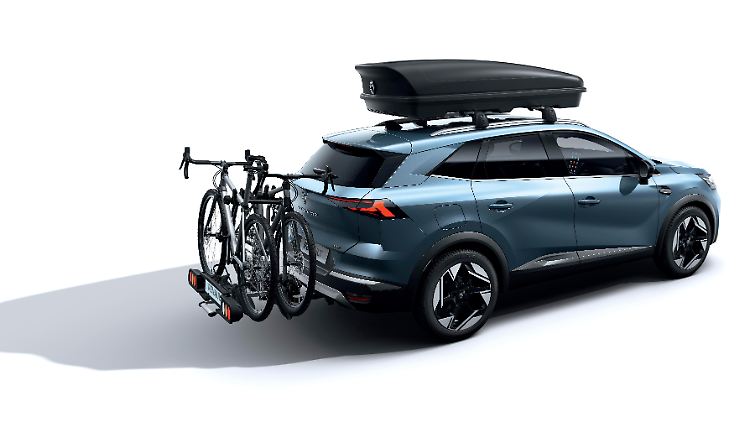 Dank Dachbox und Fahrradträger eignet sich der Renault Symbioz auch für Familienausflüge.