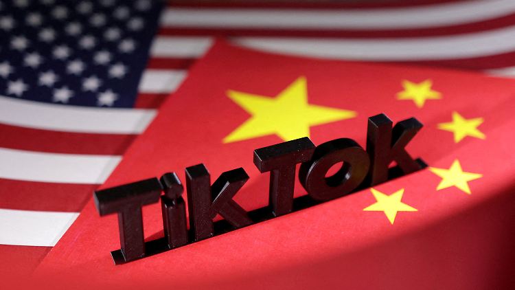 Keine Zukunft in den Vereinigten Staaten: Tiktok im Besitz des chinesischen Unternehmens Bytedance.