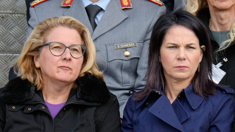 Entwicklungshilfeministerin Schulze und Außenministerin Baerbock wollen sich nicht an Lindners Rahmen halten. 