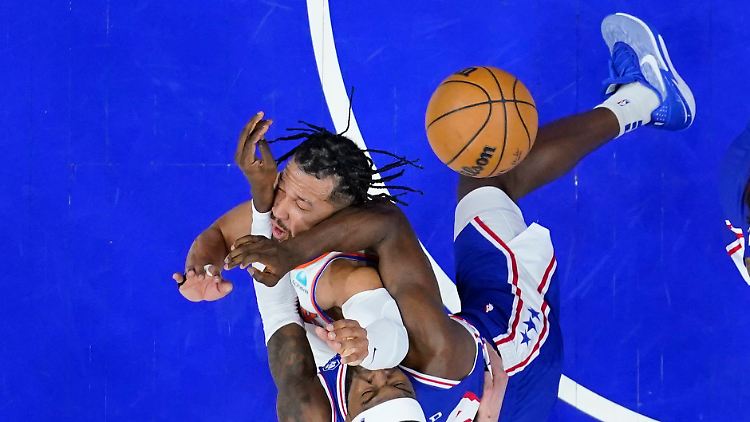 Jalen Brunson musste tüchtig einstecken, aber teilte auch ordentlich aus.