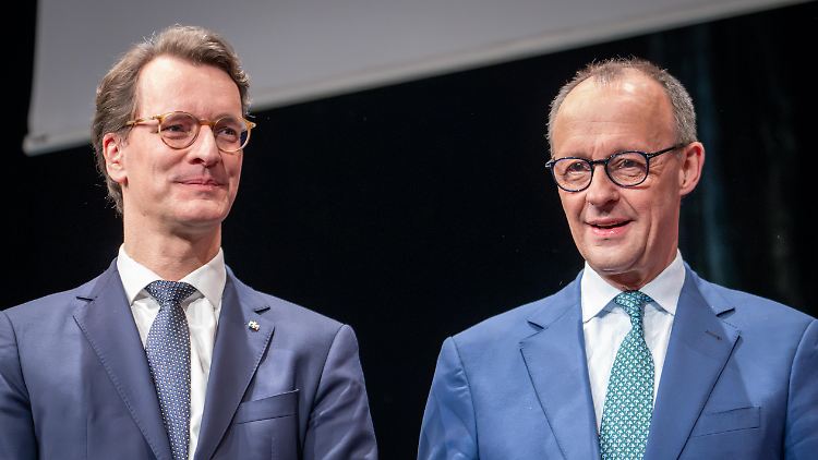 Brachte der eine den anderen an den Rand des Rücktritts? Hendrik Wüst (links) und Friedrich Merz.