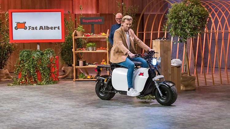 Tillman Schulz fährt eine Runde auf dem Fat Albert.