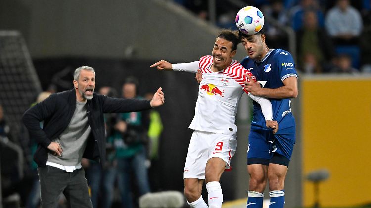 Leipzig und Hoffenheim trennten sich Remis.