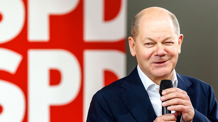 Scholz erklärt in Lüneburg seine Position zur Taurus-Nichtlieferung.
