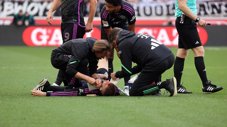 Eric Dier musste mit Platzwunde verletzt ausgewechselt werden.