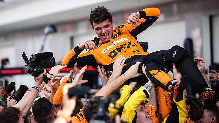 Lando Norris ist ganz oben angekommen.