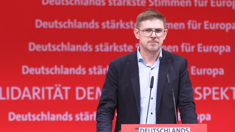 Ecke tritt für die SPD in Dresden zur Europawahl an. 
