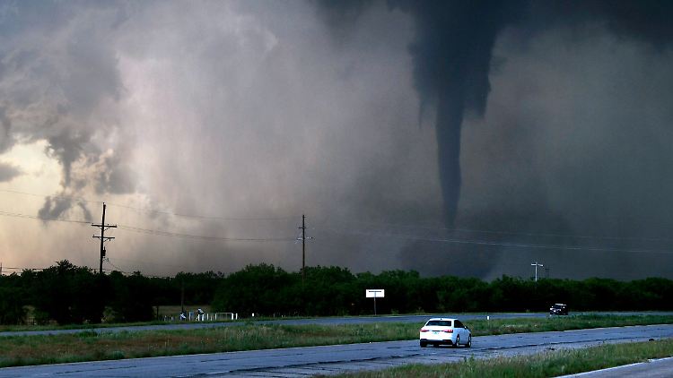 Vor wenigen Tagen bildeten sich über Texas bereits viele Tornados.
